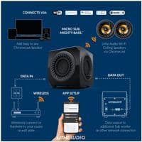 Lithe Audio WiFi Wireless Micro Sub Woofer 01675