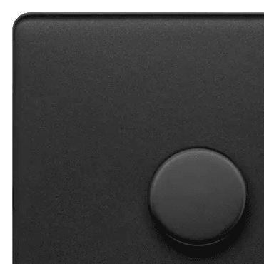 Matt Black Dimmer Switches