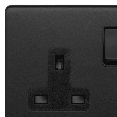 Matt Black Switches & Sockets