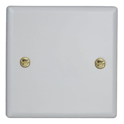 Varilight Matt White & Brass Vogue