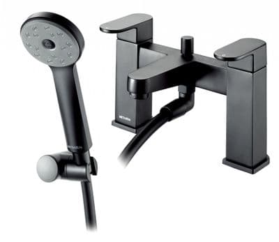 Methven AMBSMBK Amio Matt Black Bath Shower Mixer Tap