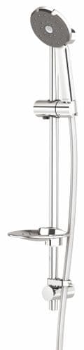 Methven K1MSK Kiri Chrome Satinjet Shower Kit with 1m Rail
