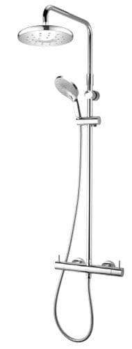 Methven KHCTADEF Kaha Chrome Cool Touch Diverter & Adjustable Rail