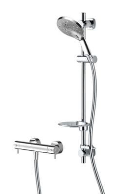 Methven KHCTSEFCP Kaha Chrome Cool Touch Shower c/w Easy Fit Shower Kit