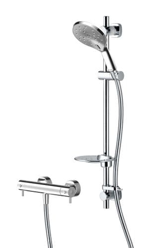 Methven KHCTSEFCP Kaha Chrome Cool Touch Shower c/w Easy Fit Shower Kit