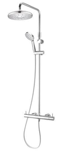 Methven KRCTADEF Kiri MK2 Chrome Cool Touch Shower Diverter & Adjustable Rail