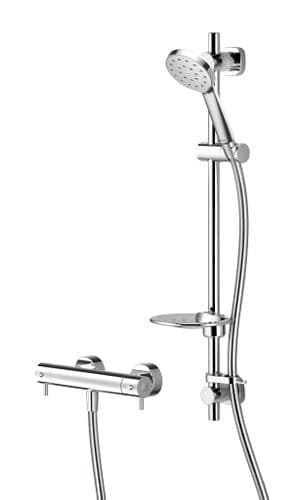 Methven KRCTSEFCP Kiri MK2 Chrome Cool Touch Bar c/w Easy Fit Shower Kit