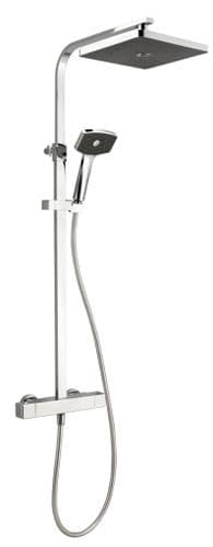Methven WCTSDEF Waipori Chrome Cool Touch Bar Shower with Diverter to Satinjet