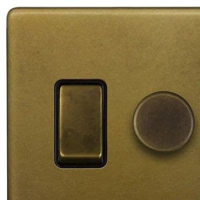 Old Brass Switch & Dimmer Combinations