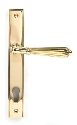 Polished Brass Door Lever Handles