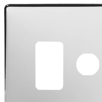 Polished Chrome Grid Plates
