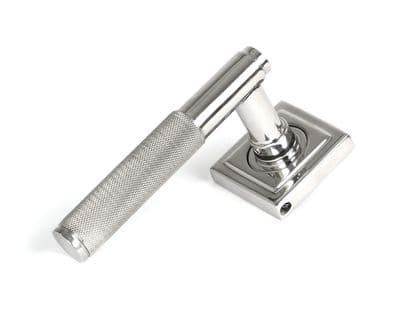 Polished Stainless Steel Door Lever Handles