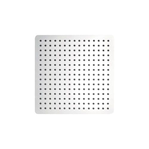 Pura KI074 Chrome Plated Square Slimline 200mm Steel Shower Head with Swivel Joint *LAST ONE*