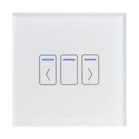 RetroTouch 1 Gang White Glass Touch WiFi Shutter Switch 01490
