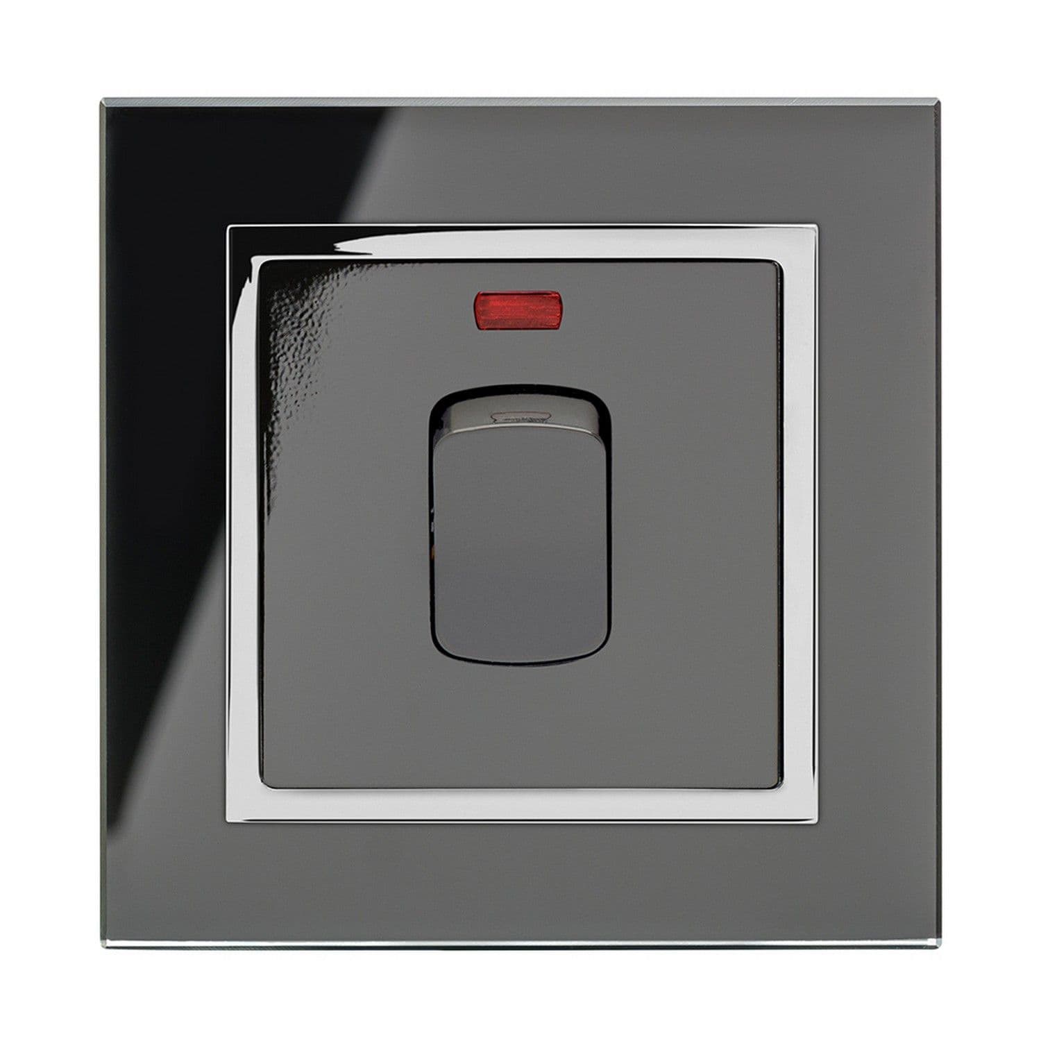 RetroTouch 20 Amp Double Pole Heater Switch Black Glass CT 01725