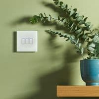 RetroTouch 3 Gang White Glass WiFi Touch Switch 01452