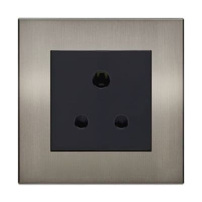 Retrotouch Aura 5 Amp Plug Socket - Brushed Nickel BM13BN-S5AB