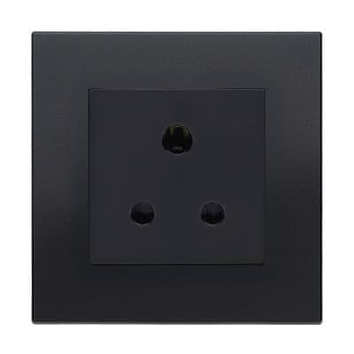 Retrotouch Aura 5 Amp Plug Socket - Matt Black MM13MB-S5AB