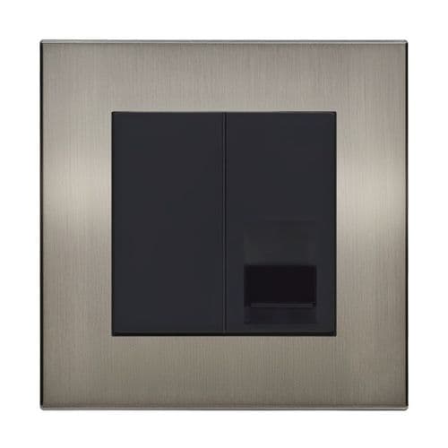Retrotouch Aura BM13BN-BS1B BT Slave Telephone Socket - Brushed Nickel