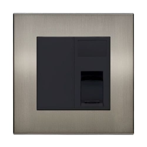 Retrotouch Aura BM13BN-CT6B CAT6e Socket - Brushed Nickel