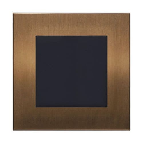 Retrotouch Aura BM13BZ-BP1B 1 Gang Blank Plate Single - Brushed Bronze