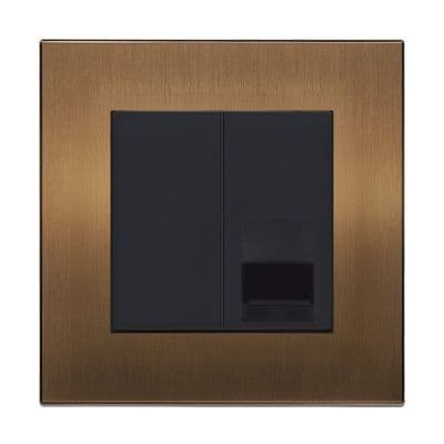 Retrotouch Aura BT Slave Telephone Socket - Brushed Bronze BM13BZ-BS1B