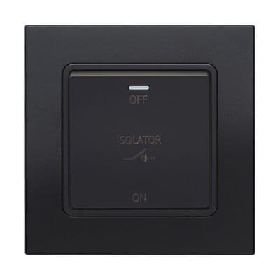 Retrotouch Aura Fan Isolator Switch - Matt Black MM11MB-RFAB