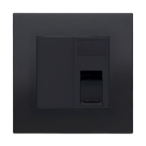 Retrotouch Aura MM13MB-CT6B CAT6e Socket - Matt Black