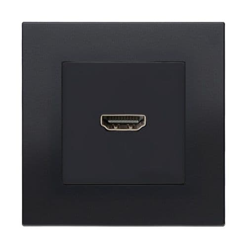 Retrotouch Aura MM13MB-HD1B HDMI Socket - Matt Black