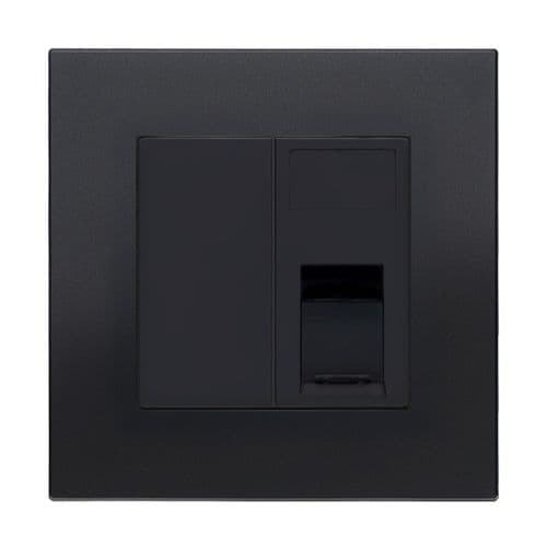 Retrotouch Aura MM13MB-J11B RJ11 Socket - Matt Black