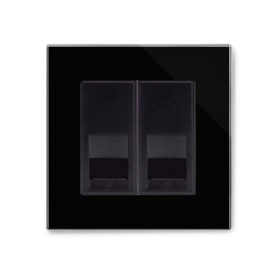 RetroTouch BT Master/BT Slave Socket Black Glass PG 04419