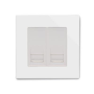 RetroTouch BT Master/BT Slave Socket White Glass PG 04417