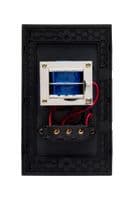 RetroTouch Dual Voltage Shaver Socket Black Glass CT 00287