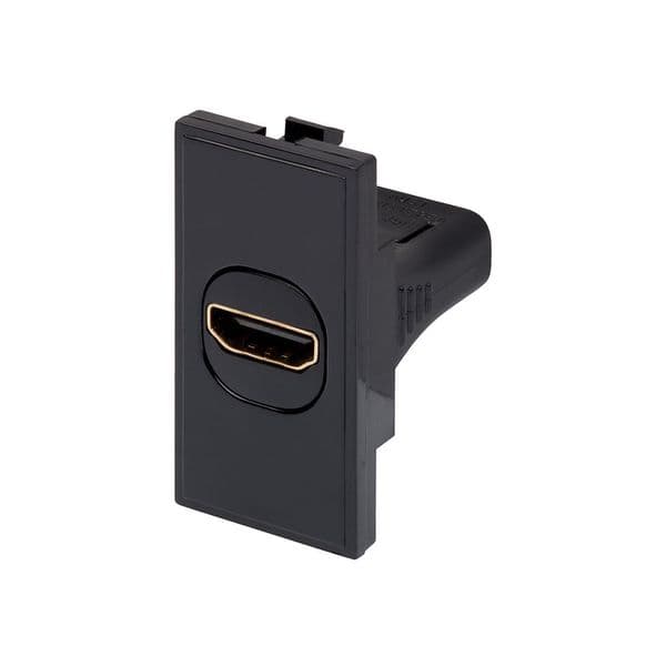 RT HDMI Outlet (25mmX50mm) Black 09037