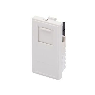 RT RJ11 Module (25mmX50mm) White 09010
