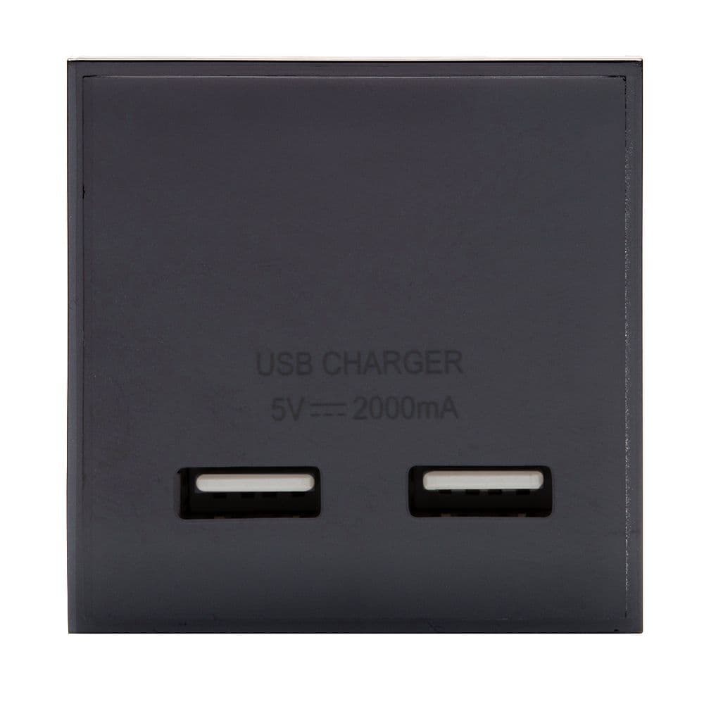 RT USB Charger 2.1A (50mmX50mm) Black 09017