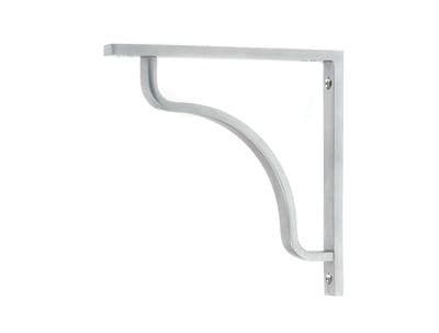 Satin Chrome Shelf Brackets