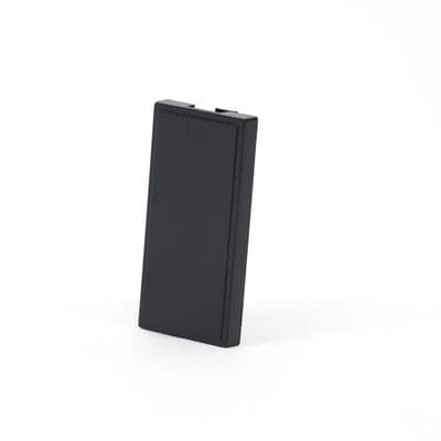 Soho Black Blank Plate 25mm x 50mm Euro Module SS-SH-05-EMD601-BK