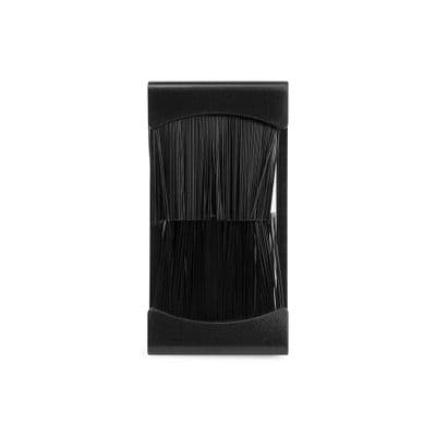 Soho Black Brush M1 25mm x 50mm Euro Module SS-SH-05-EMD602-BK
