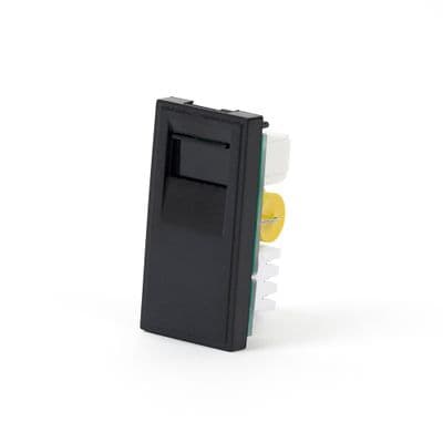 Soho Black BT Master Telephone Socket Euro Module SS-SH-05-EMD201-BK