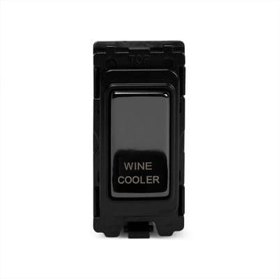 Soho Black Nickel 20A Double Pole 'Wine Cooler' RM Grid Switch Module SS-SH-00-SGP234-BN