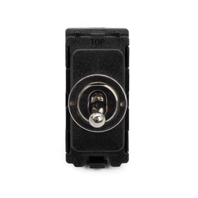 Soho Black Nickel 20AX 2 Way CM Grid Toggle Switch Module SS-SH-00-SGP310-BN