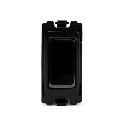 Soho Black Nickel Blank RM Grid Switch Module SS-SH-00-SGP401-BN