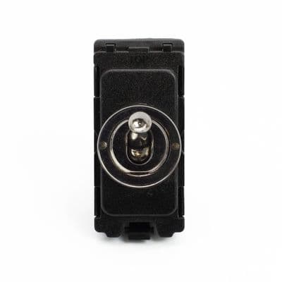 Soho Black Nickel Dimming Toggle CM Grid Switch Module SS-SH-00-SGP156-BN