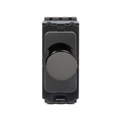 Soho Black Nickel LED Multi-Way CM Grid Dimmer Module SS-SH-00-SGP153-BN