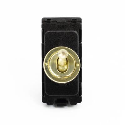 Soho Brushed Brass Dimming Toggle CM Grid Switch Module SS-SH-00-SGP156-BB