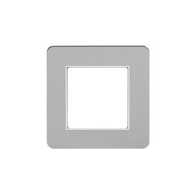 Soho LED Stair Light Brushed Chrome Flat Plate - Cool White SS-SH-10-LED102-BCW