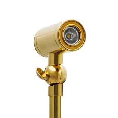 Soho Lighting Chelsea IP68 30cm Solid Brass Spike Light 12V DC 4000K - 2 Metre Cable