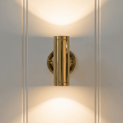 Soho Lighting Chelsea IP68 6W Solid Brass Up & Down Wall Light 12V DC 3000K