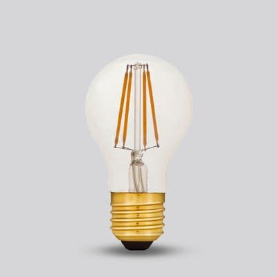 Soho Lighting E27 Classic Clear GLS Dimmable LED Bulb A60, 7W, 2700K, High CRI